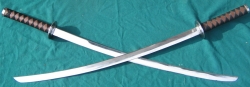 Парный комплект самурайских мечей - катан.