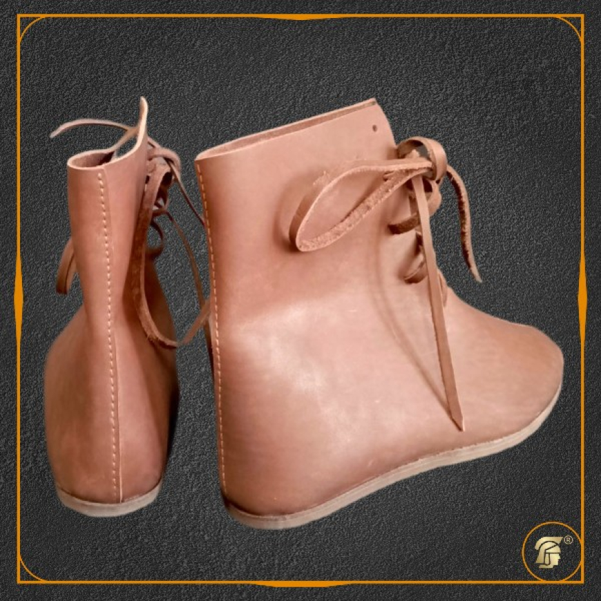 Ботинки средневековые на шнурках -2