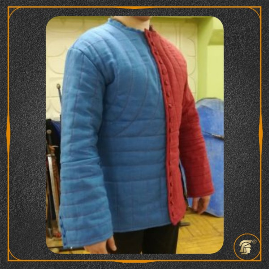 Дублет стеганый льняной 4