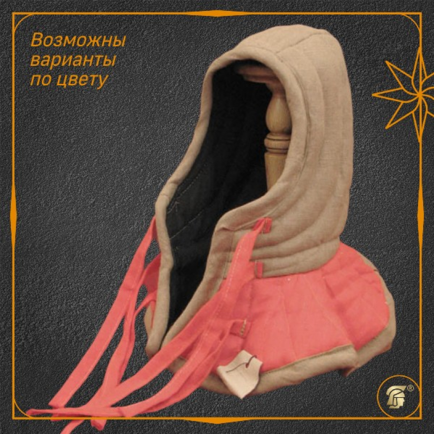 Подшлемник с пелериной из льна 4