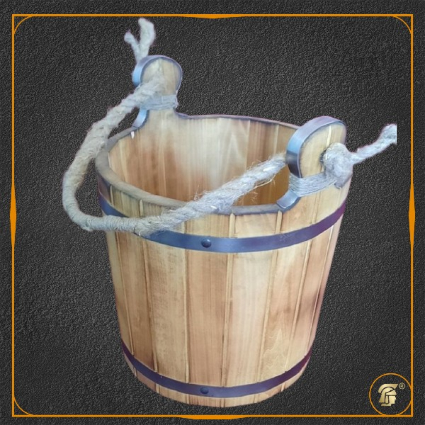 Ведро деревянное артиллерийское 3