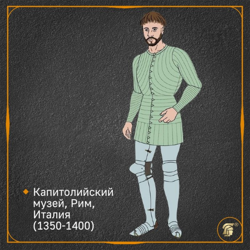 Дублет стеганый льняной 6