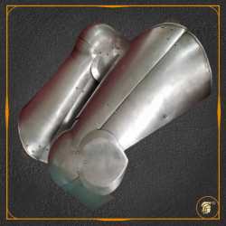 Латная защита ног (набедренники) Реплика из Курбурга, матовые, Западная Европа, XV в.  2